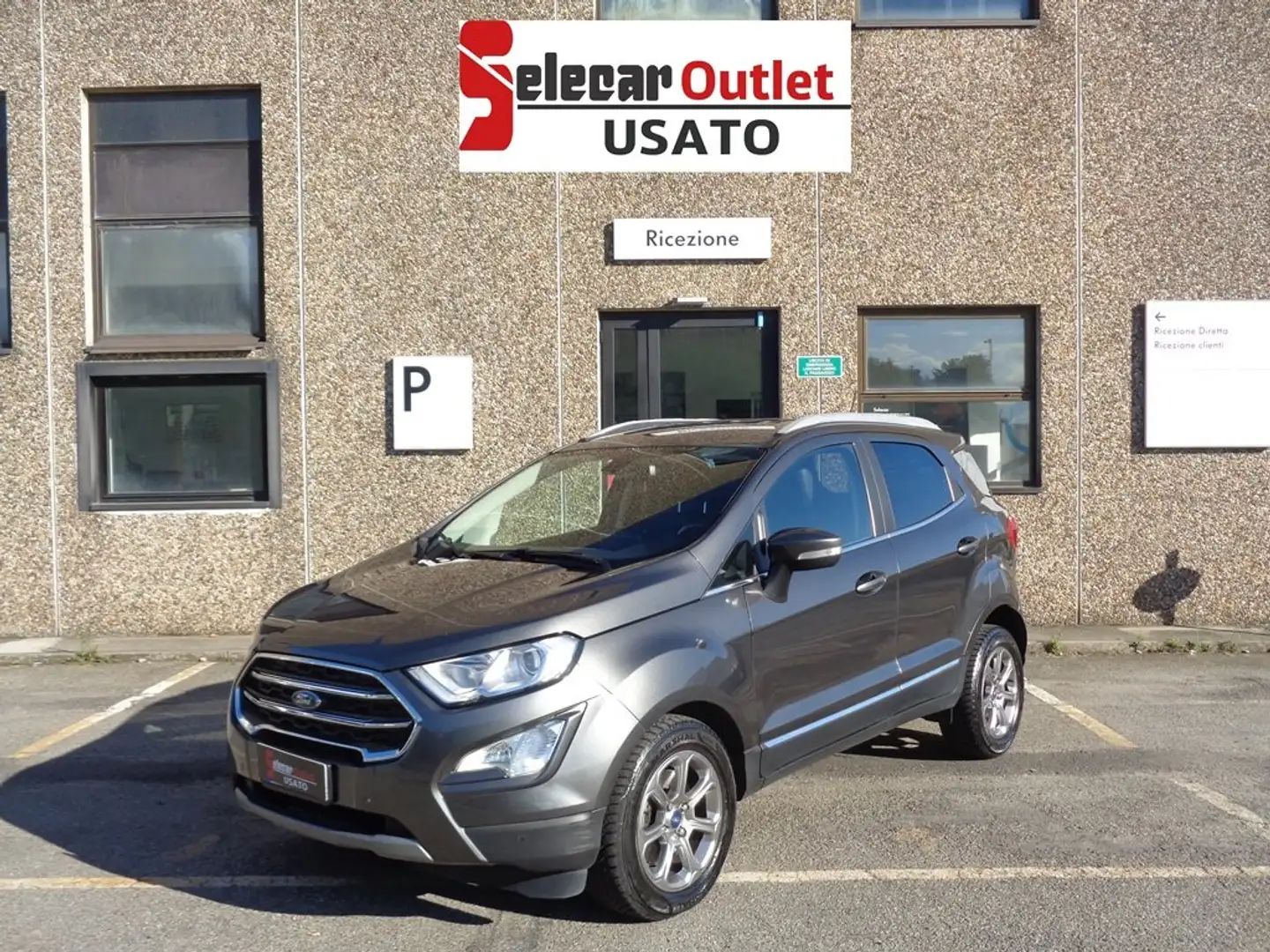 Ford EcoSport 1.0 EcoBoost 125 CV S&S Titanium autom. Grau - 1