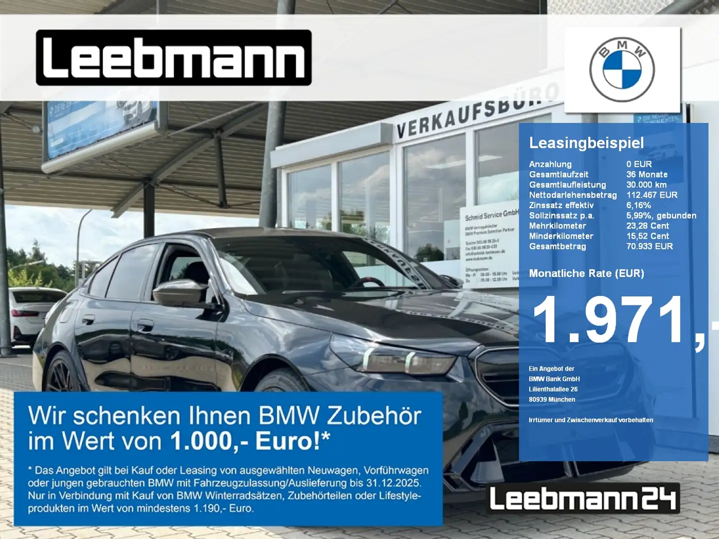 BMW M5 Lim. 0,5%-Versteuerung Carbon-Ext./M-DrivePack Noir - 1