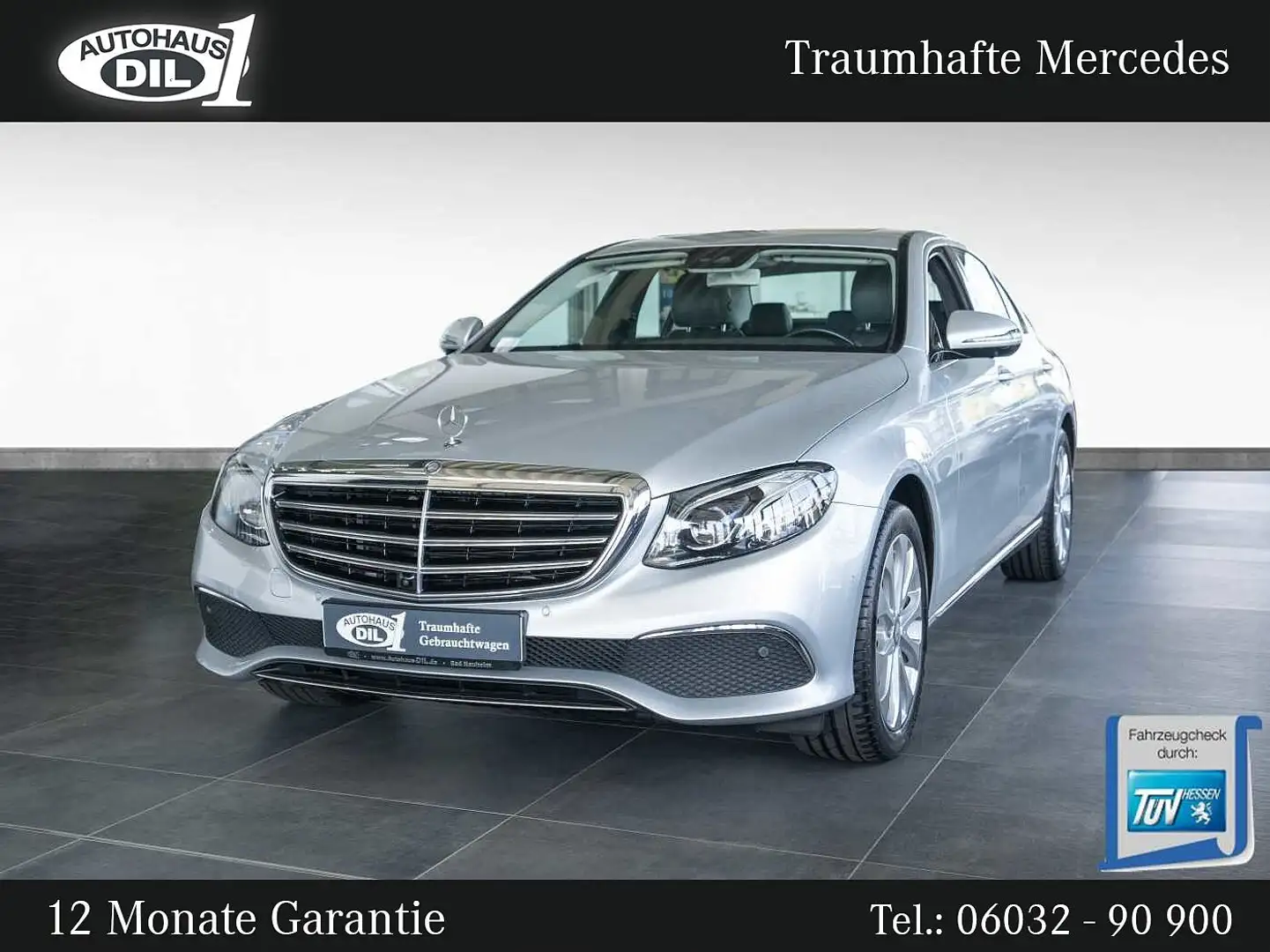 Mercedes-Benz E 220 d 9G-Tronic *360°-K*SCHIEBEDACH*AMBIENTE Silber - 1