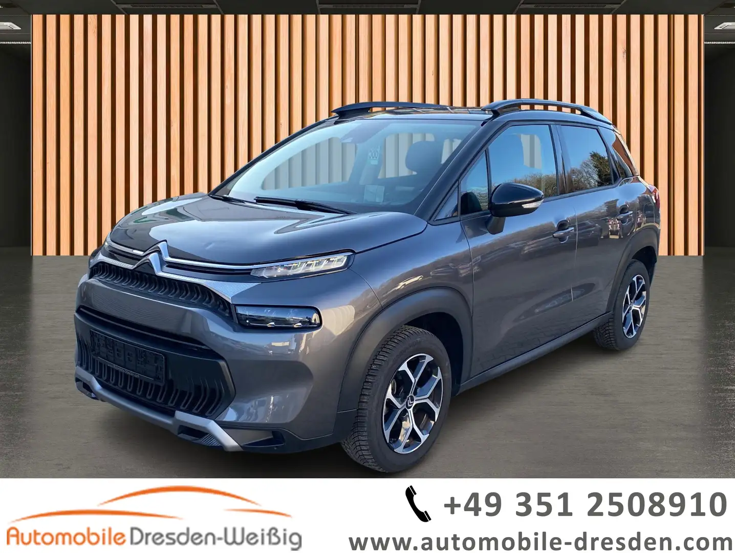 Citroen C3 Aircross Plus 1.2 *Einparkhilfe*Klima*Navi Grau - 1
