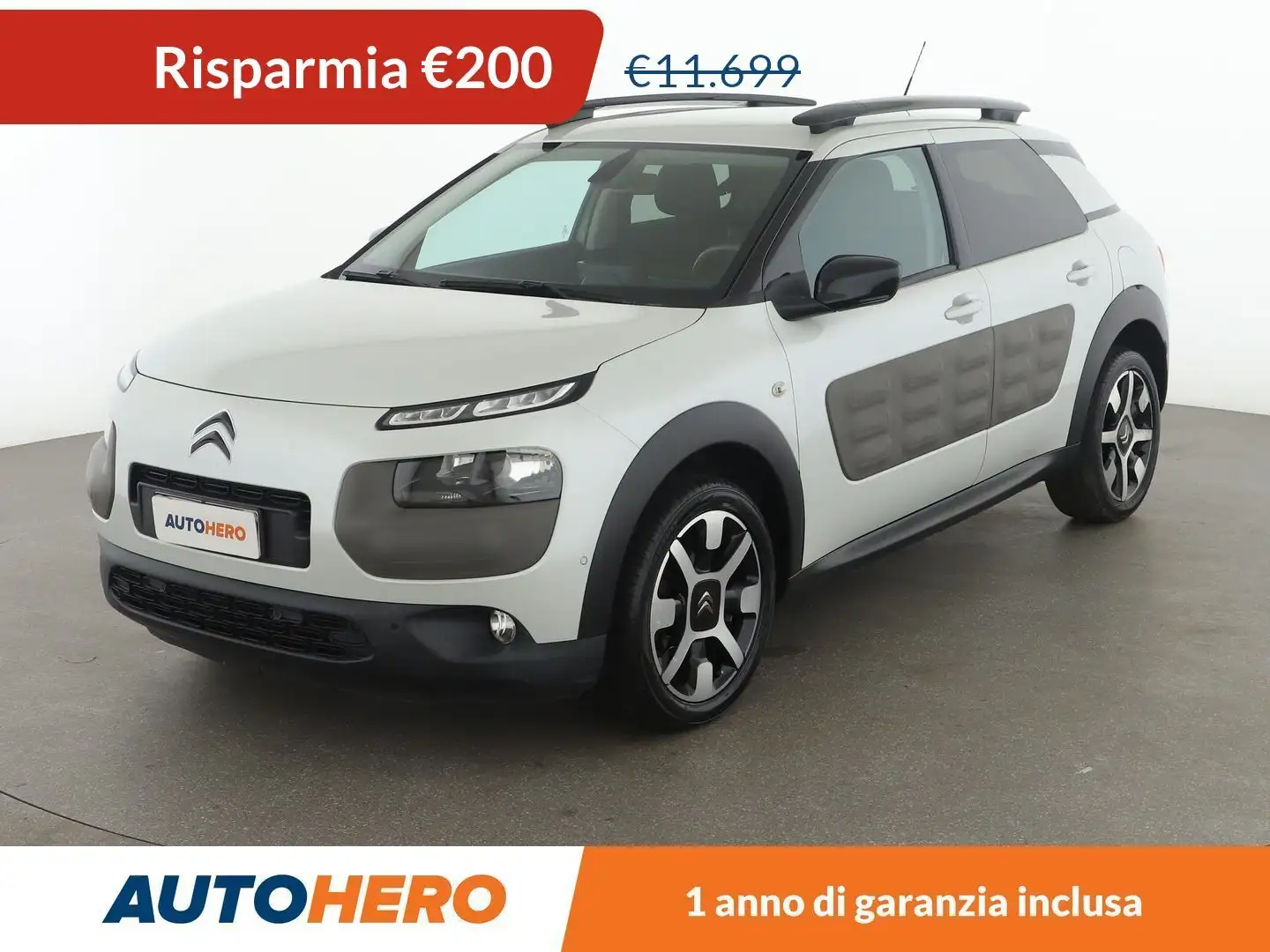 Citroen C4 Cactus 1.6 Blue-HDi Shine 100 CV Bianco - 1