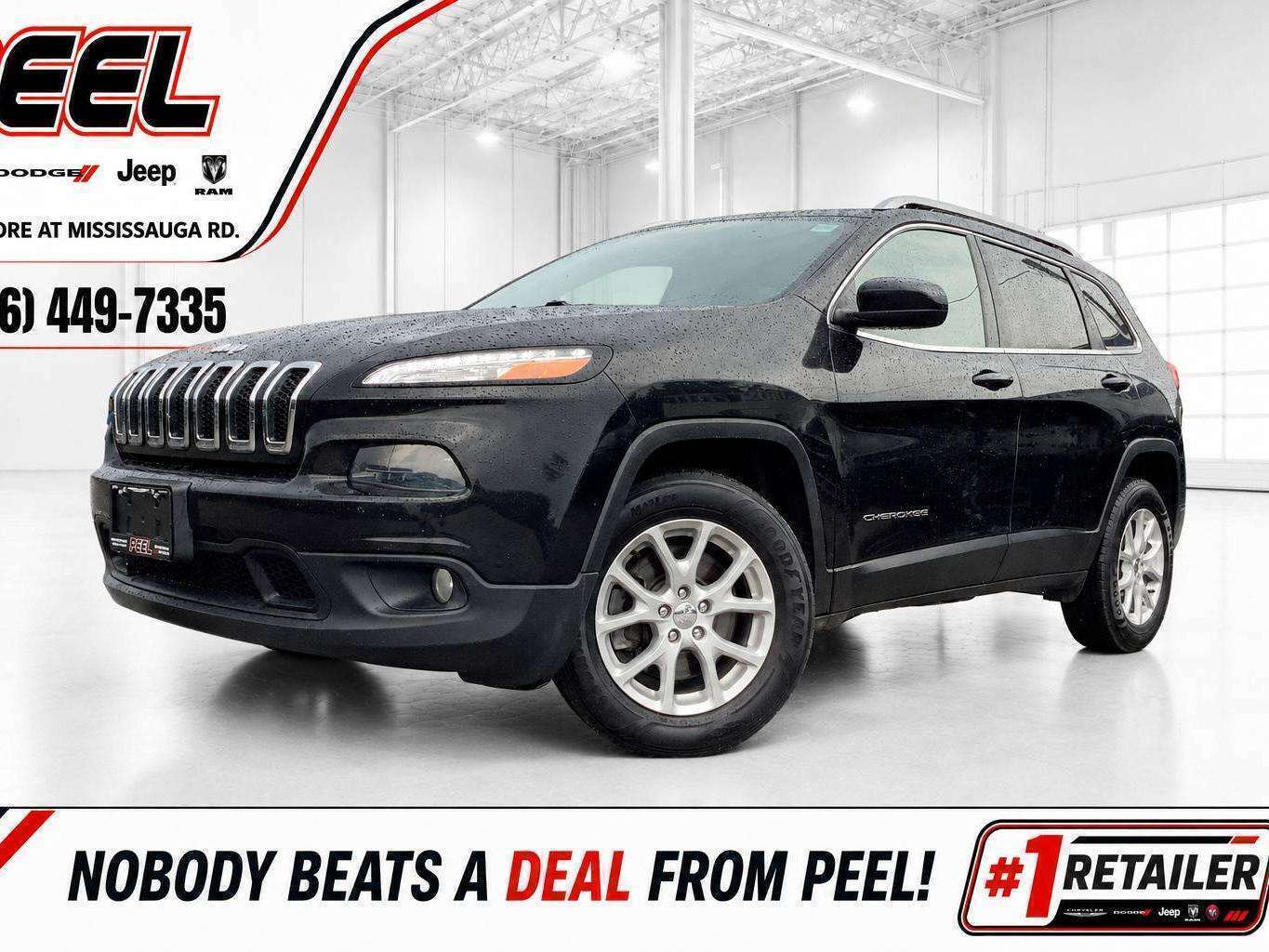Black 2015 Jeep Cherokee SUV / Crossover Automatic
