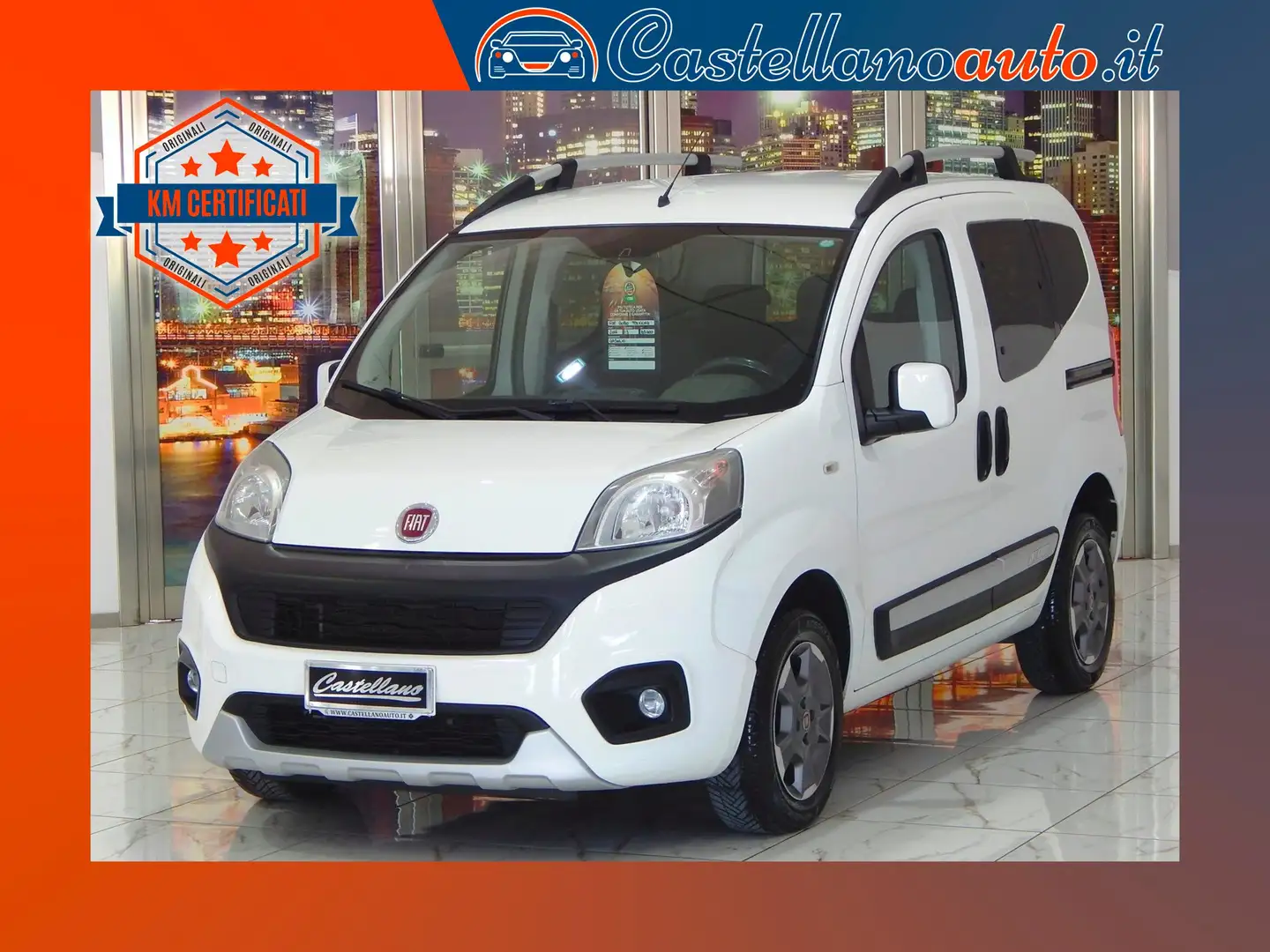 Fiat Qubo 1.3 mjt 16v Trekking 95cv *AUTOCARRO* Bianco - 1