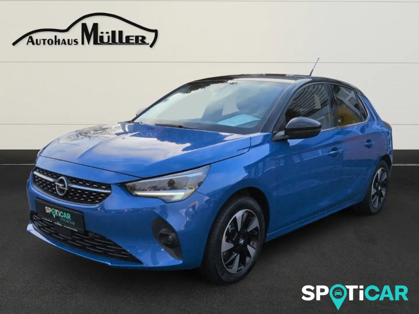 Opel Corsa F e Elegance 11 kW LED Sitzheizung RFK Android Aut Blau - 1