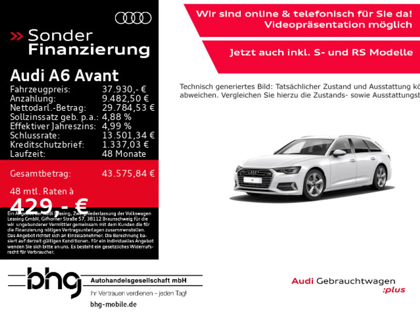 Audi A6 sport 40TDI quattro S tron Blanc - 1