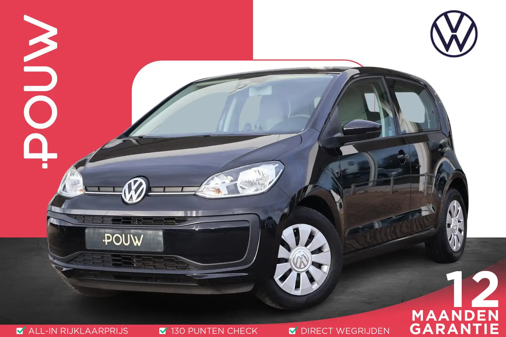 Volkswagen up! 1.0 60pk Move up! | Bluetooth Telefoon | Airco | D Noir - 1