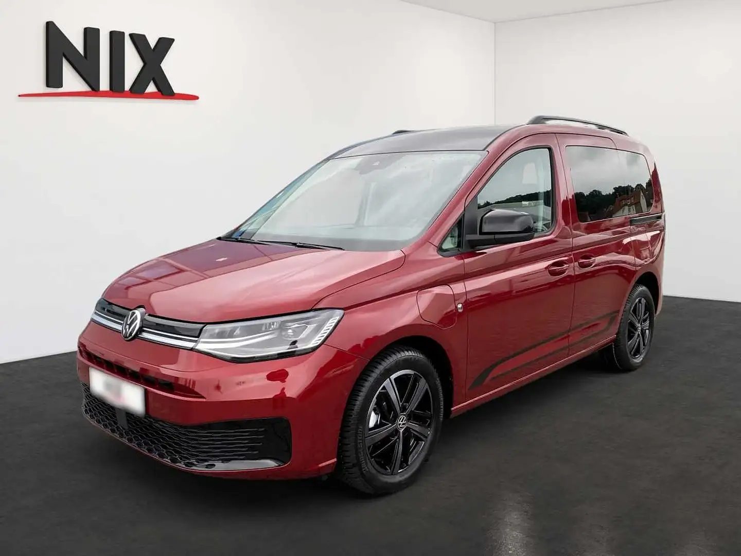 Volkswagen Caddy Life 5-Sitzer 1.5 eHybrid, AHK Rot - 1