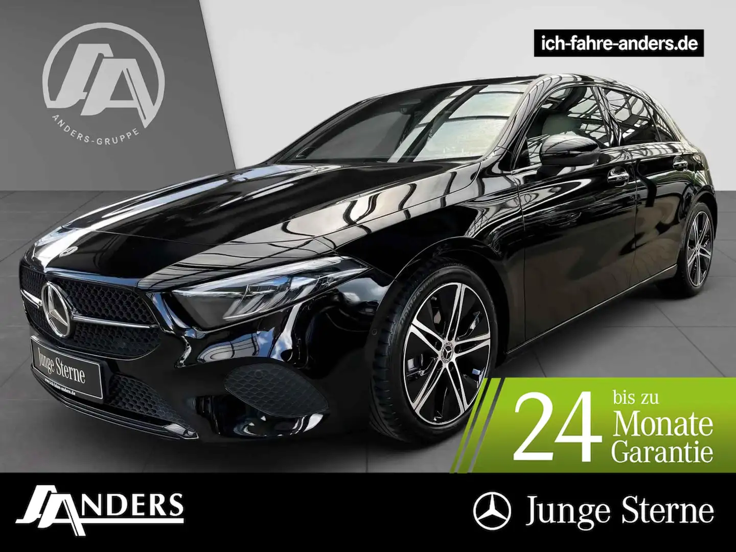 Mercedes-Benz A 180 Progressive AdvPlus+LED+Kam+Key+Burm+Night Nero - 1