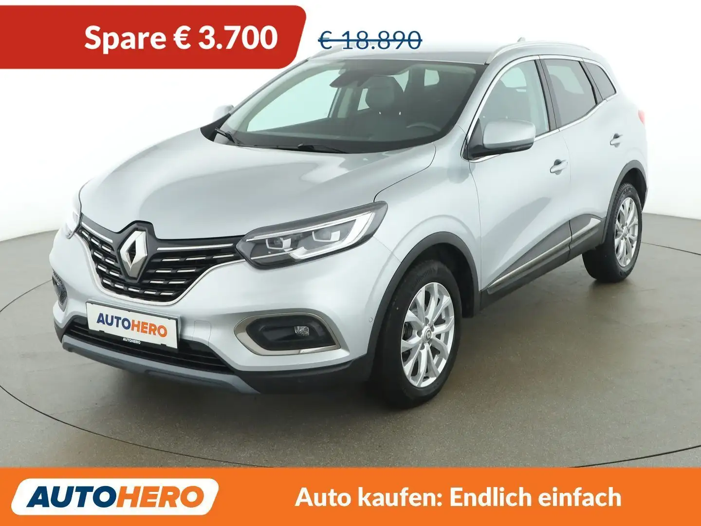 Renault Kadjar 1.3 TCe Intens Aut. *LED*ACC*SPUR*CAM*TOT* Grau - 1