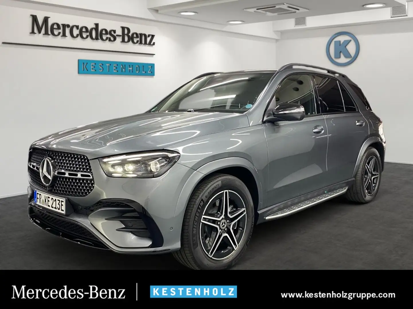 Mercedes-Benz GLE 350 de 4Matic AMG+HUD+AHK+PANO+360°+MULTI Grau - 1