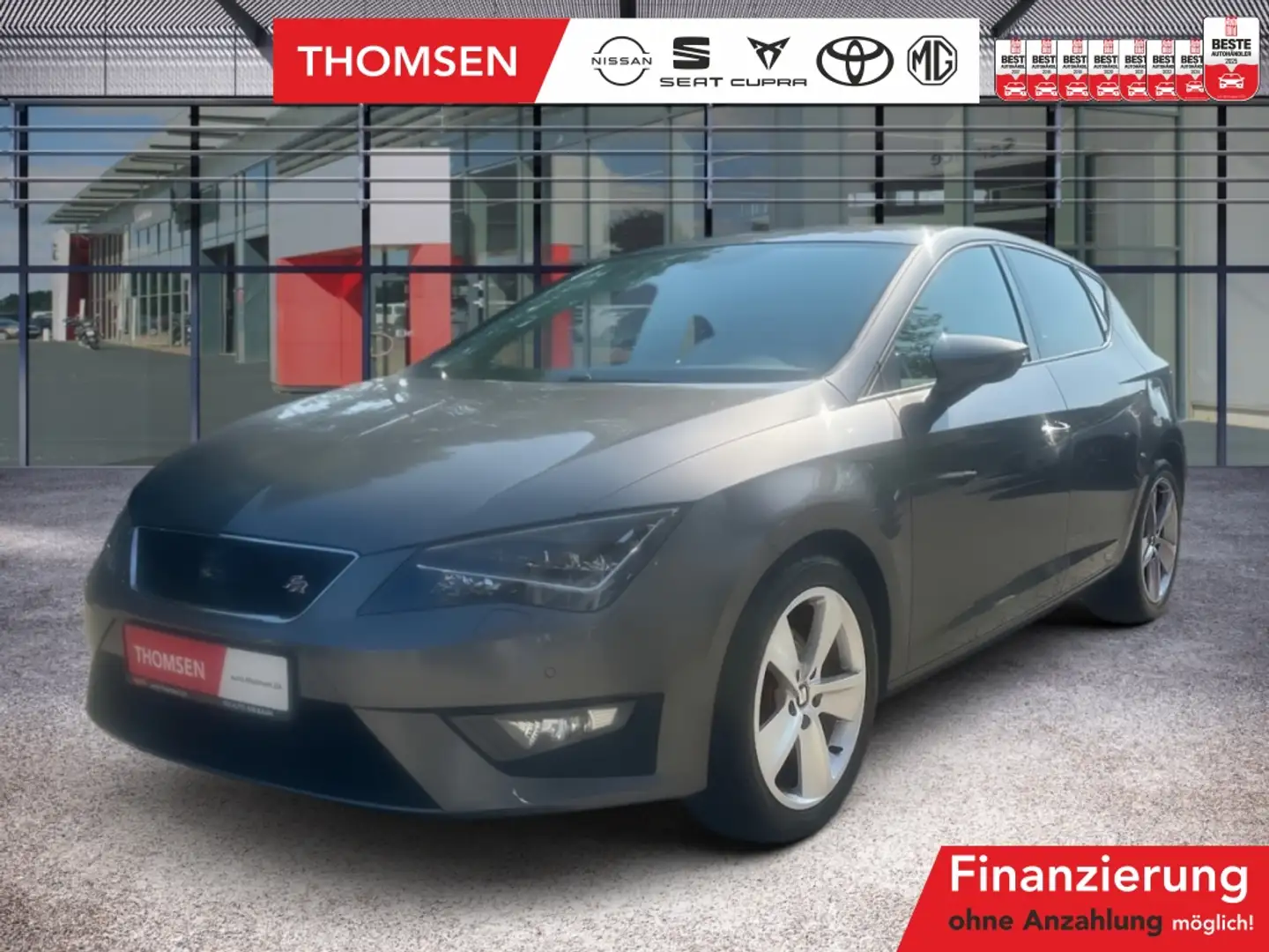 SEAT Leon FR 1.4 TSI 125PS Navi LED Winterp. PDC SHZ Grau - 1