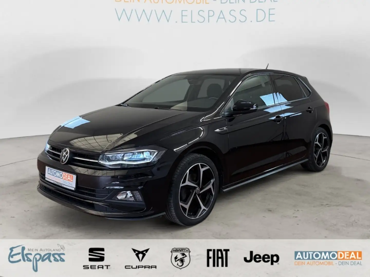 Volkswagen Polo VI R-line NAV LED DIG-DISPLAY ACC SITZ.HZG TEMPOMA Noir - 1