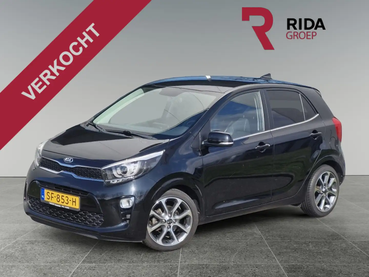 Kia Picanto 1.0 CVVT Design Ed.|VERKOCHT Zwart - 1