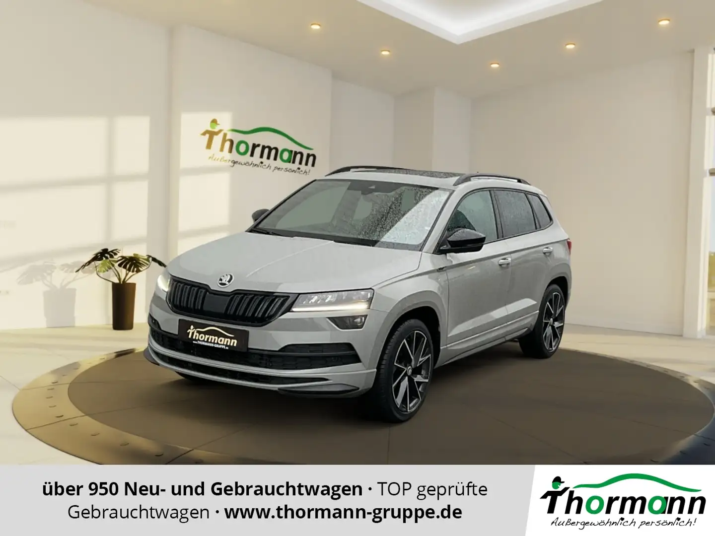 Skoda Karoq Sportline 2.0 TDI DSG 4x4 4xSitzheiz.,Navi Grau - 1