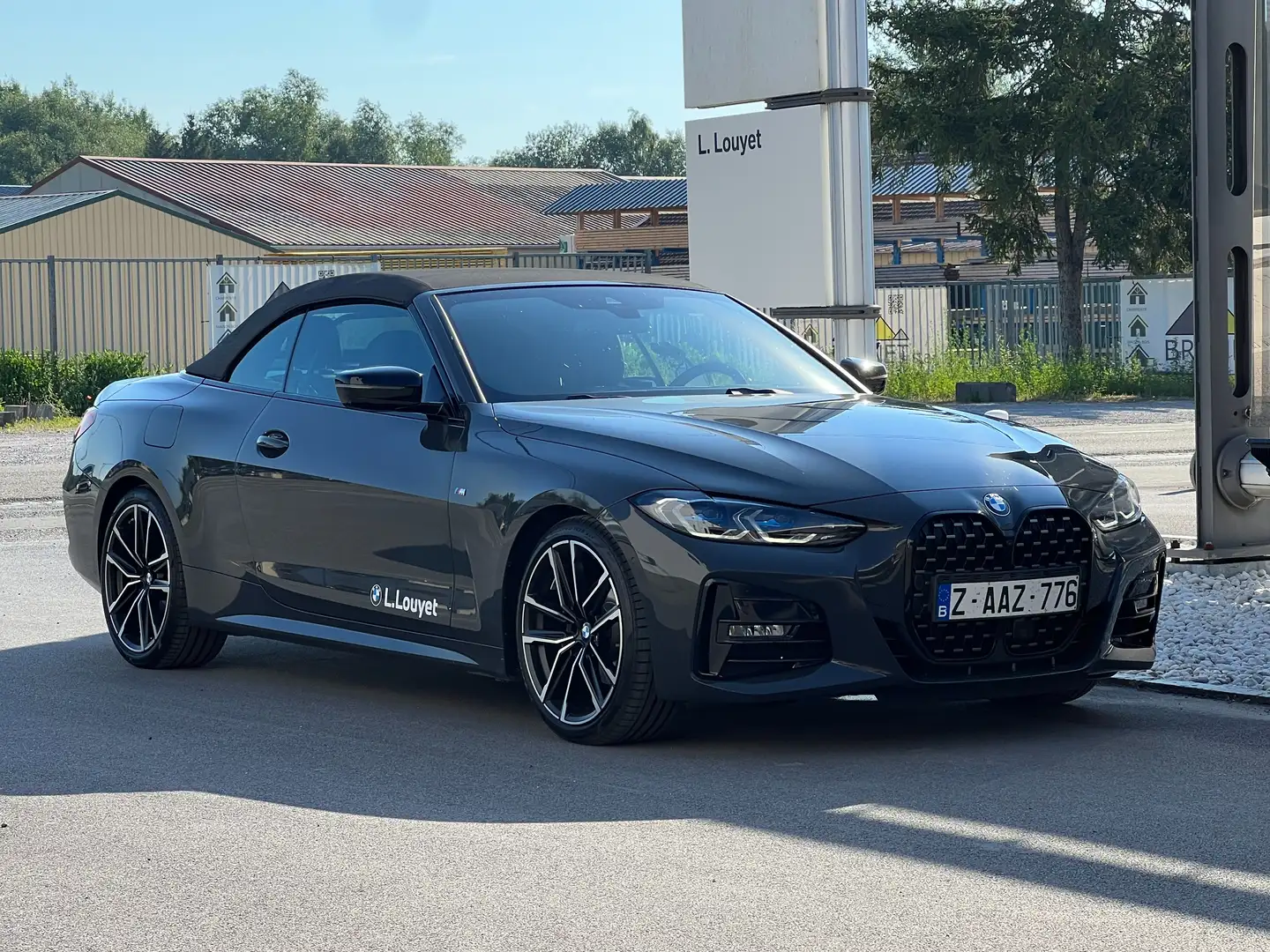 BMW 420 d Cabrio / M /Cam 360/ Head-up / Laser / Harman-K Grijs - 2