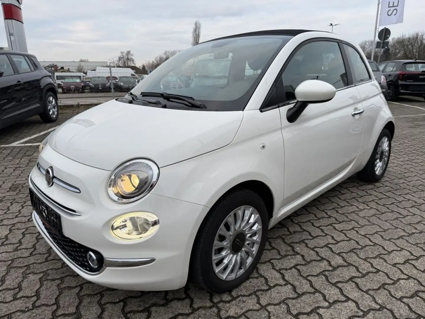 Fiat 500 C 1.0 GSE Hybrid Dolcevita Weiß - 1