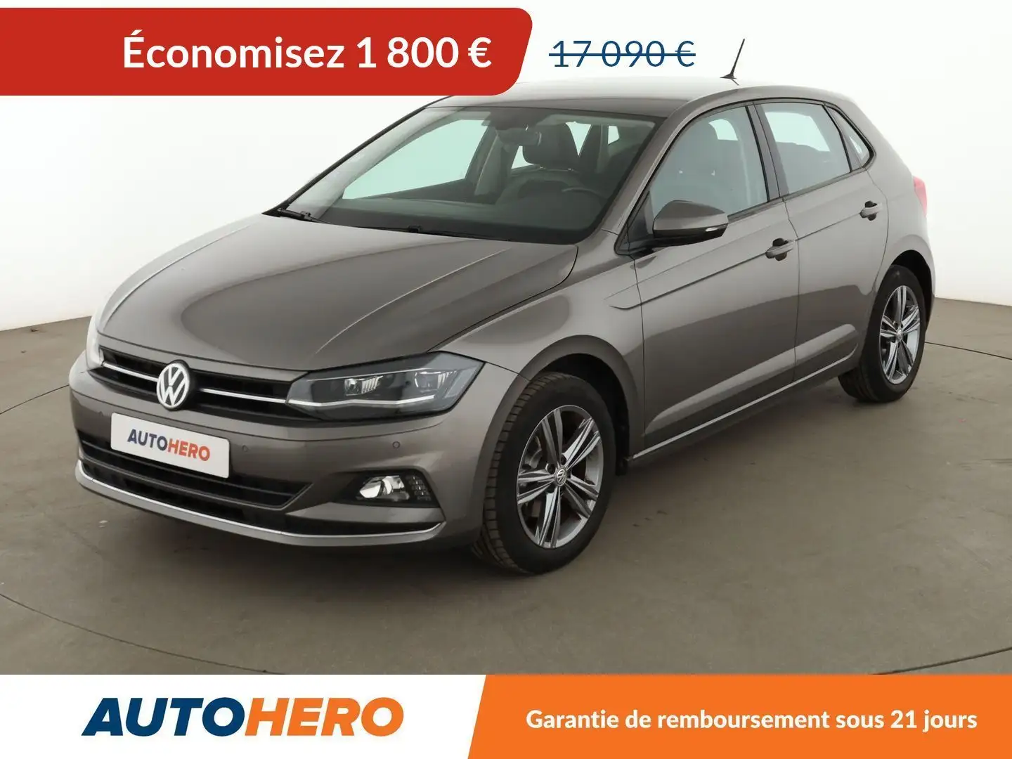 Volkswagen Polo 1.0 TSI Carat Gris - 1