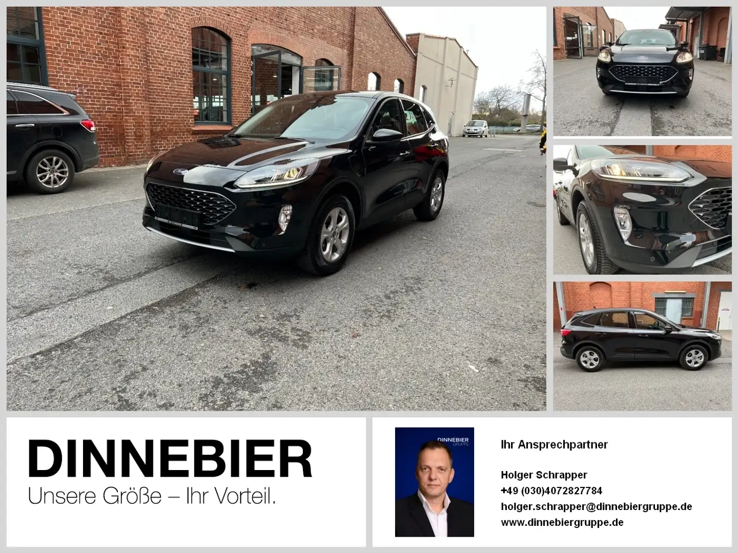 Ford Kuga Cool&Connect Navi+PDC+Klima+Winterpaket Noir - 1