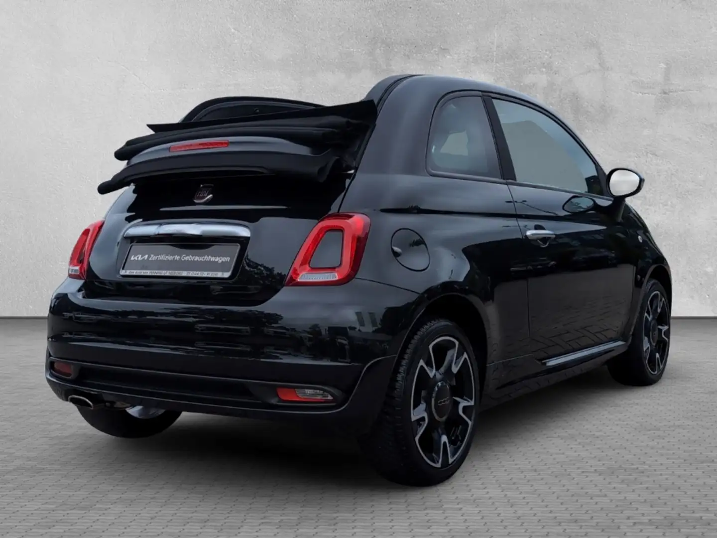 Fiat 500C 1.2 AUTOM. ROCKSTAR NAVI KLIMA EL. VERDECK FULL LI Schwarz - 2