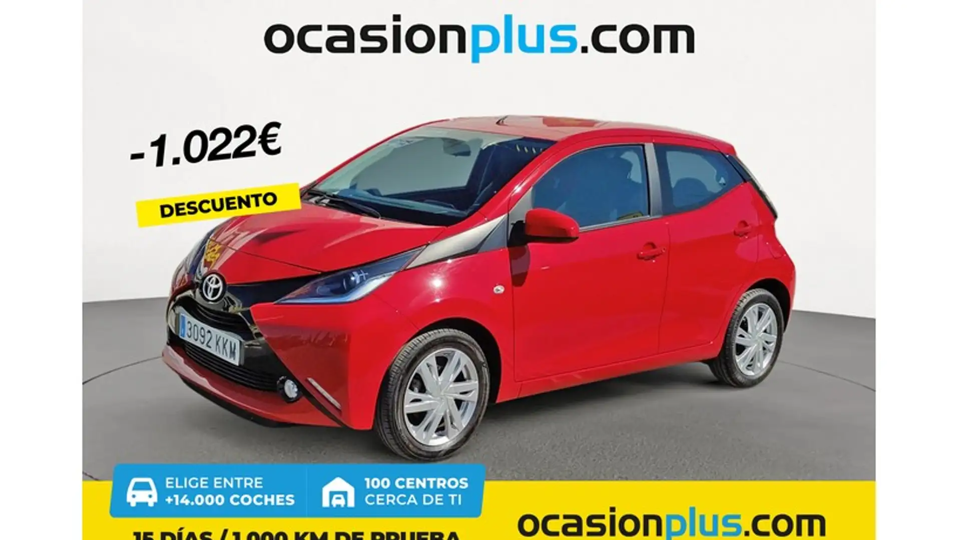 Toyota Aygo 1.0 VVT-i x-play x-shift Rot - 1