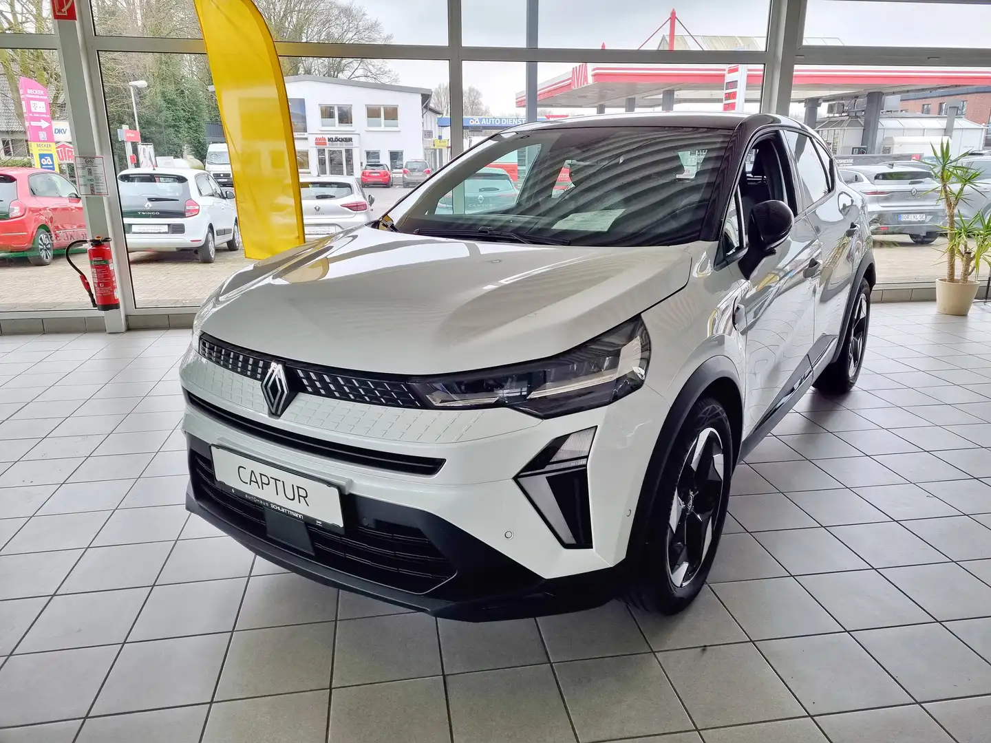 Renault Captur Techno Mild Hybrid 160 EDC Bianco - 1