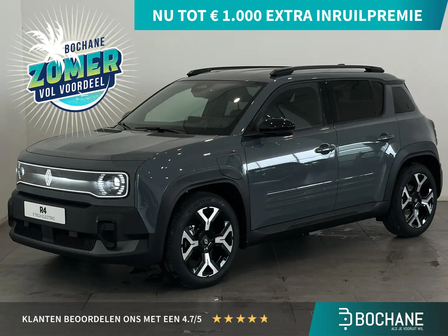 Renault R 4 Techno 52 kWh | Pack Winter Premium | Van: € 36.15 Grijs - 1