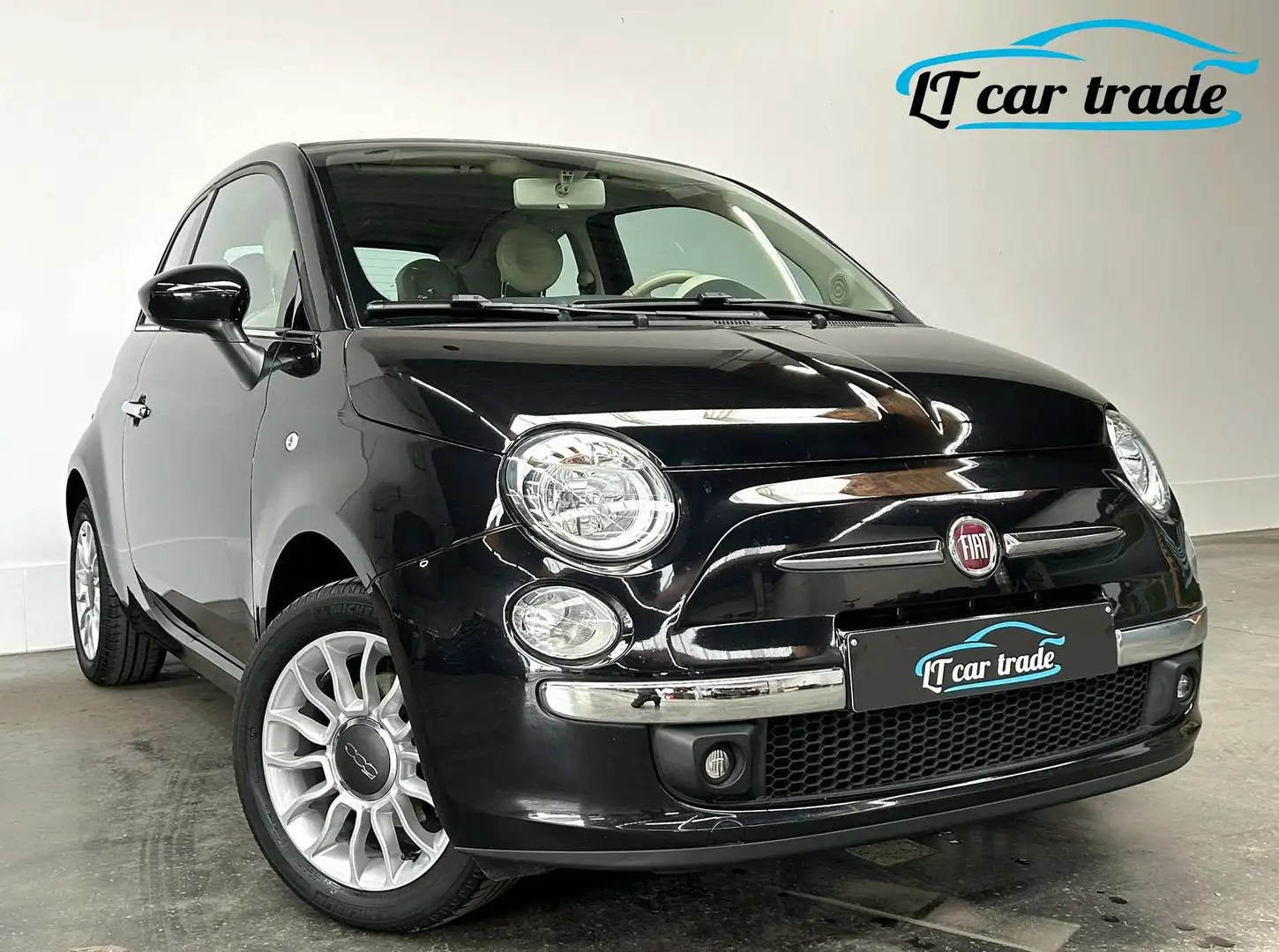 Fiat 500C CABRIO 1.2i  LOUNGE* Autom. airco* Bluetooth* Pdc Noir - 1