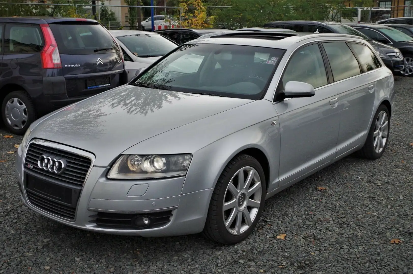 Audi A6 Avant 3.2FSI q autom Stanh SD Leder Xenon Nav Silber - 1
