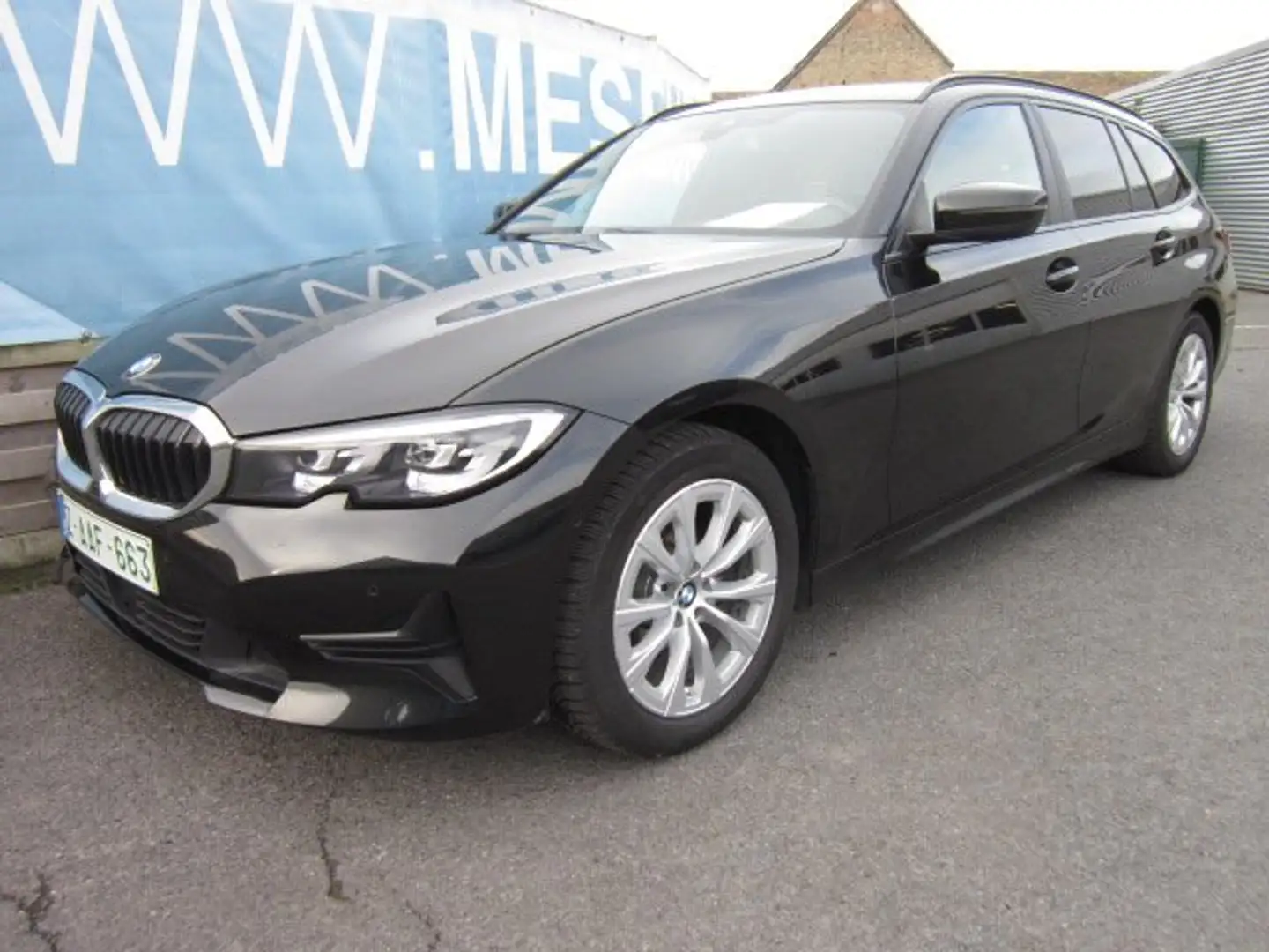 BMW 316 DA Touring PROF NAVI + ADAPT. CRUISE + VERW ZETELS Noir - 1