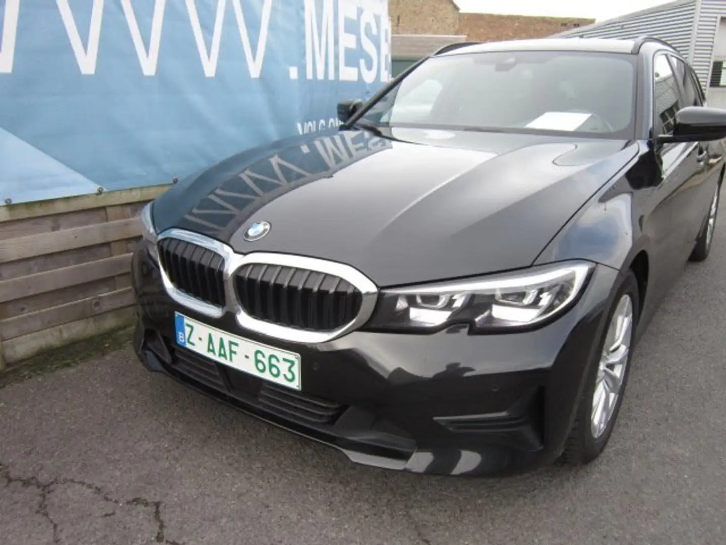 BMW 316 DA Touring PROF NAVI + ADAPT. CRUISE + VERW ZETELS Noir - 2