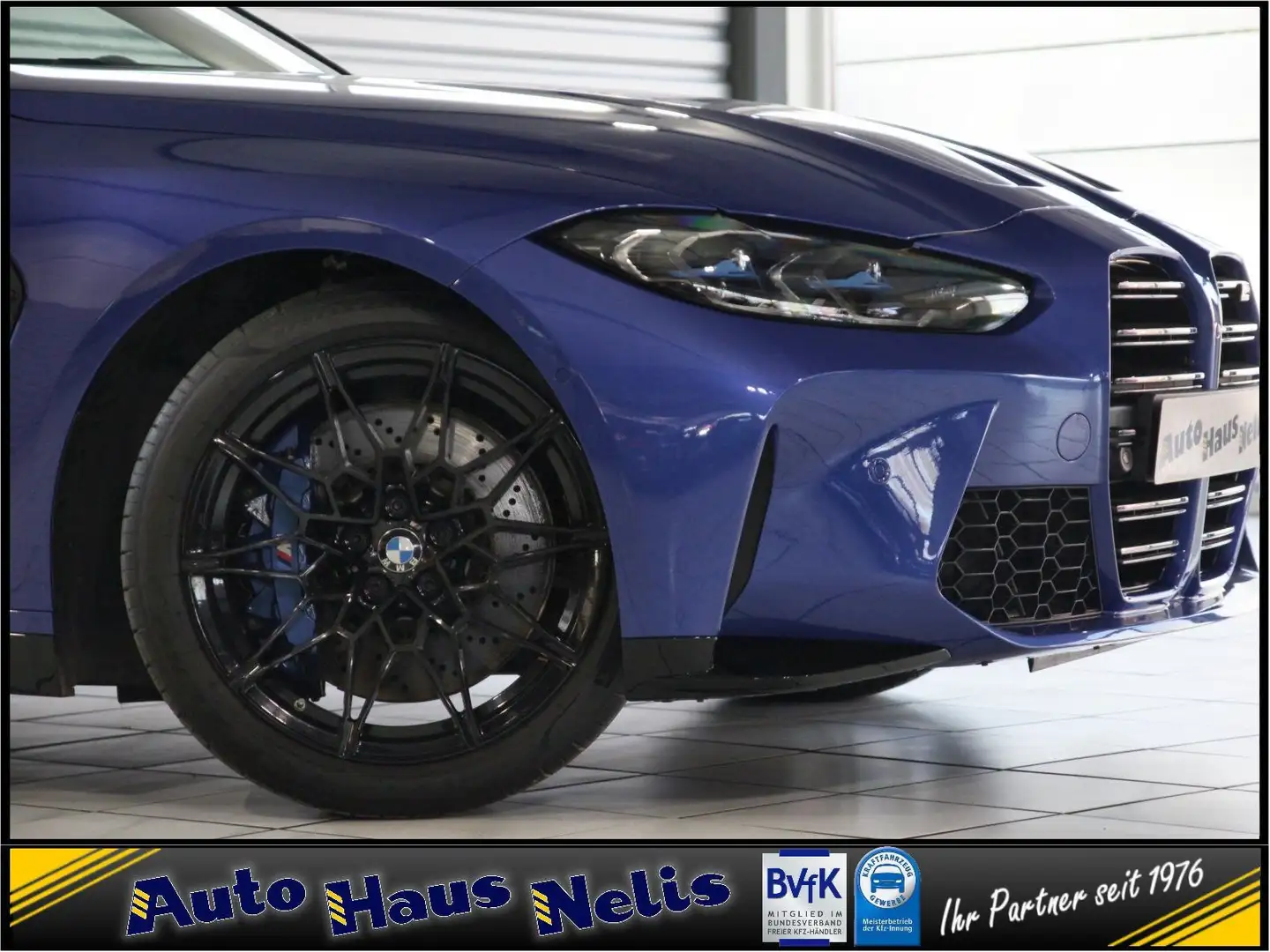 BMW M4 Coupe Competition M-Sport Laserlicht Head-up Bleu - 2