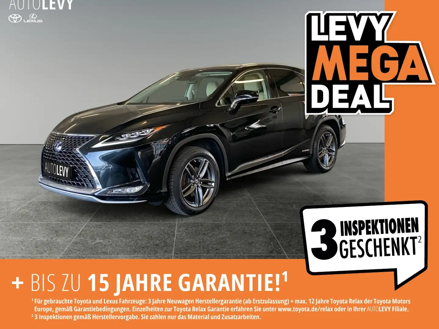 Lexus RX 450h Luxury Line *8FACH*PANO*AHK* Чорний - 1