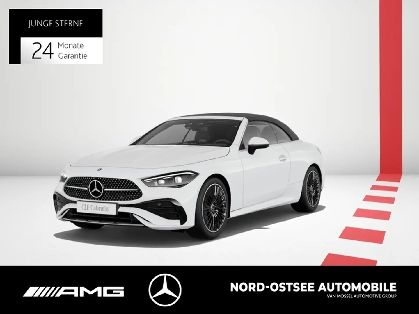 Mercedes-Benz CLE 200 CABRIO AMG LINE BURMESTER 360 KEYLESS Weiß - 2