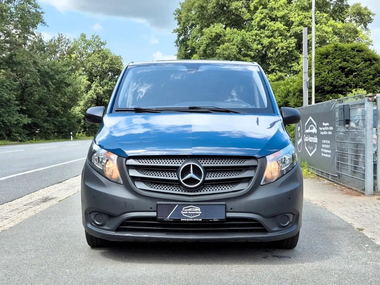 Mercedes-Benz Vito Kasten 109 CDI FWD kompakt |1.Hand|HU-neu| Blauw - 2