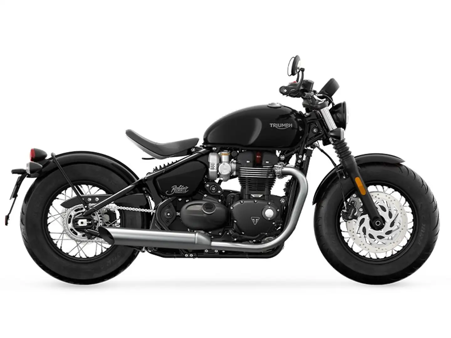 Triumph Bonneville Bobber Zwart - 1