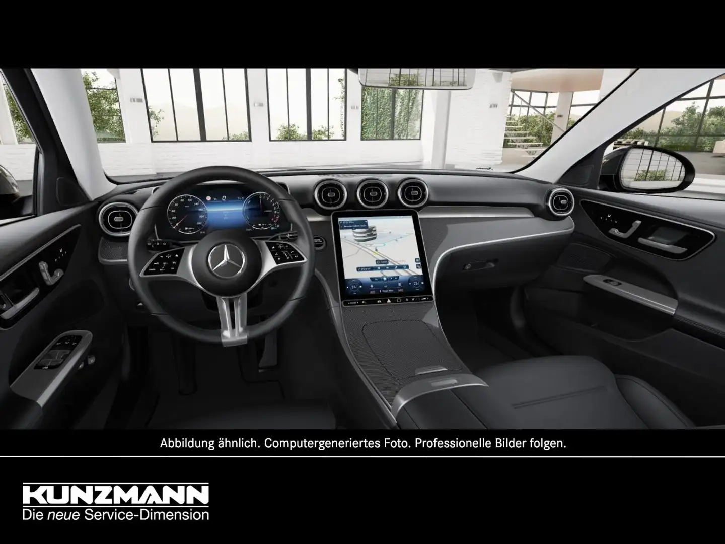 Mercedes-Benz C 300 e T Avantgarde Distronic Memory 360° AHK Schwarz - 2