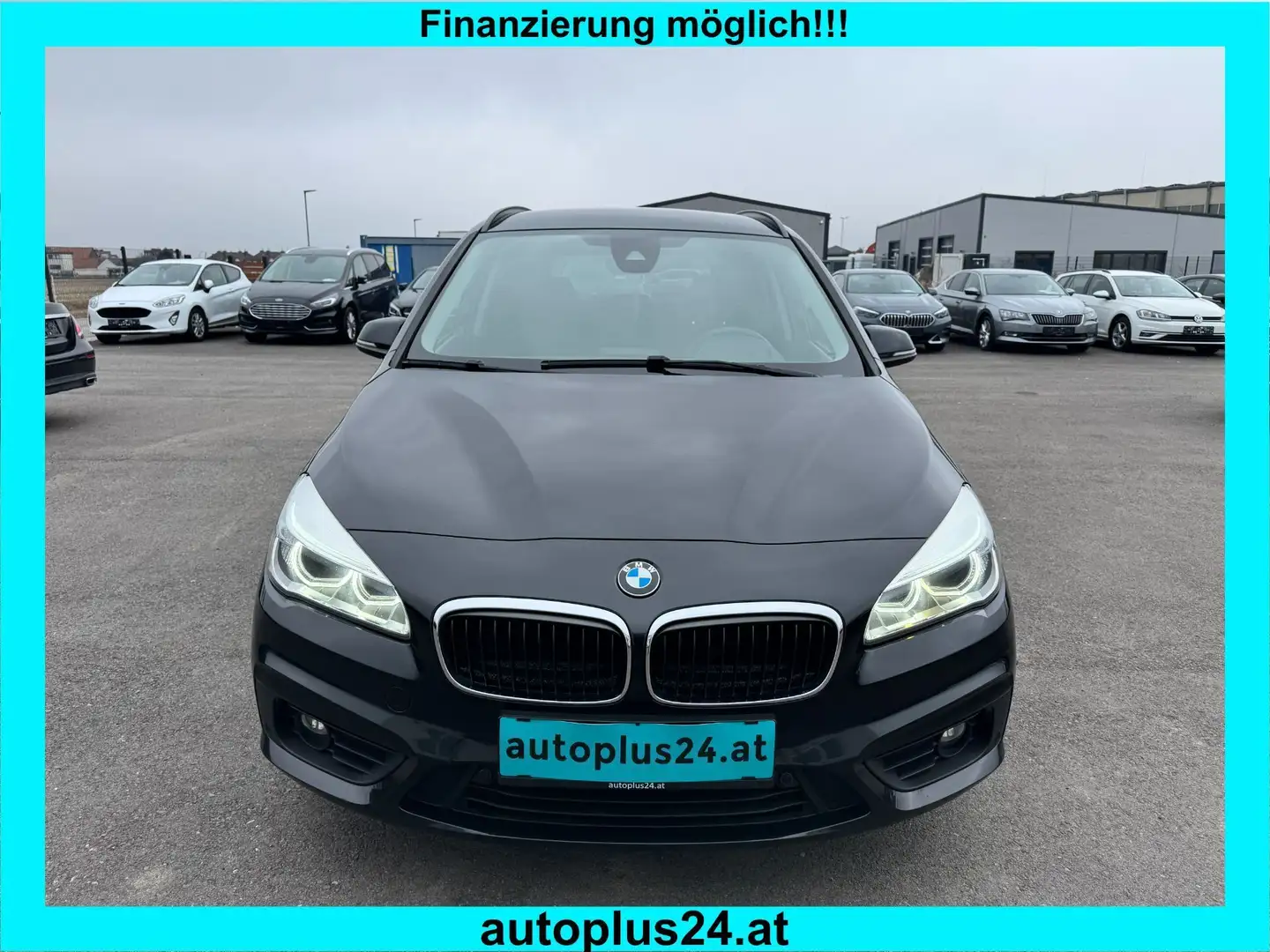 BMW 218 d Advantage Aut. Schwarz - 2