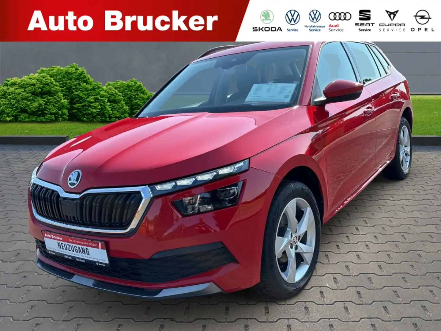 Skoda Kamiq Ambition 1.5 TSI+Alufelgen+Klimaautomatik+Parksens Rot - 1