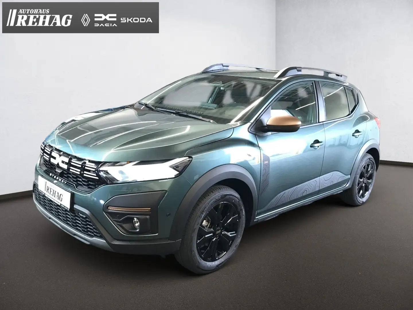 Dacia Sandero Stepway  Extreme+ TCe 110 *NAVI*KLIMA*KAMERA* Зелений - 2