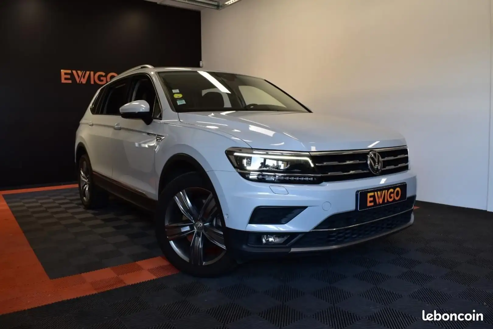 Volkswagen Tiguan Allspace 2.0 TDI 190CH 4MOTION DSG BVA 1ER MAIN SU Blanc - 1