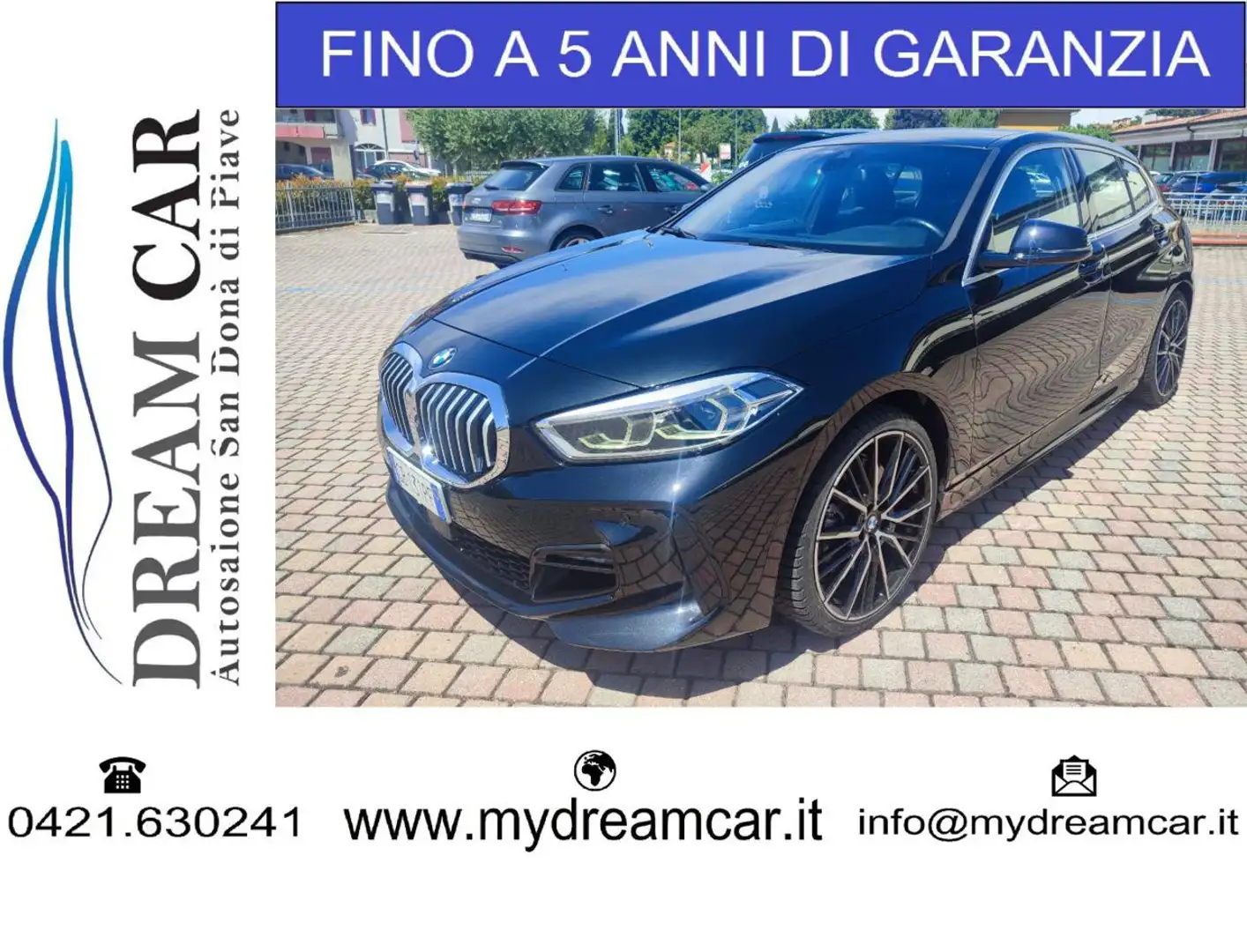 BMW 120 d xDrive 5p. Msport Zwart - 1
