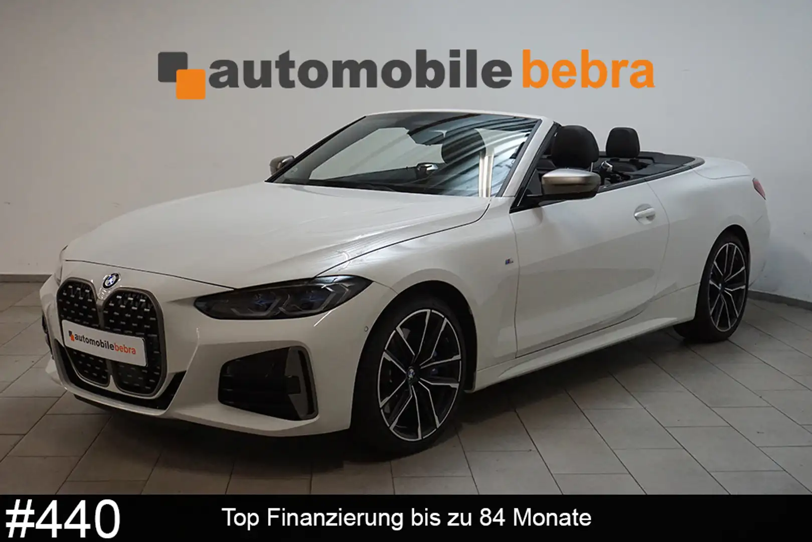 BMW 440 i Cabrio XDrive Laser-360°-Leder-Innovation Blanc - 1