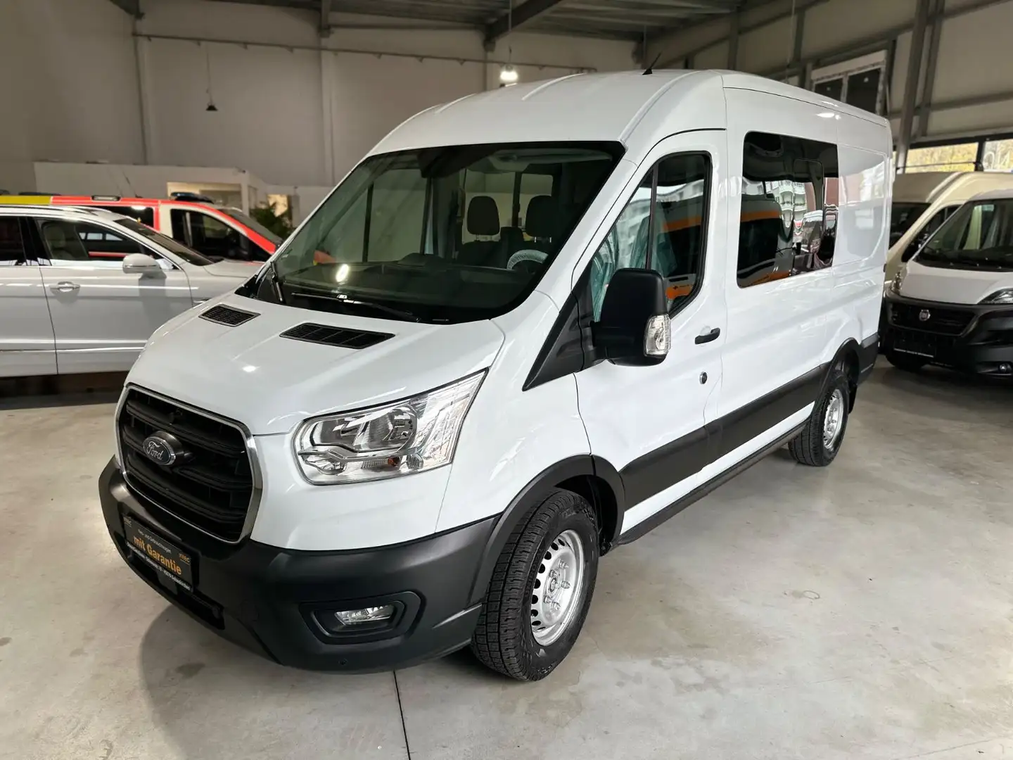 Ford Transit 350 L2/H2 MIXTO 6 SITZER*KLIMA*PDC*TEMPO Blanc - 2