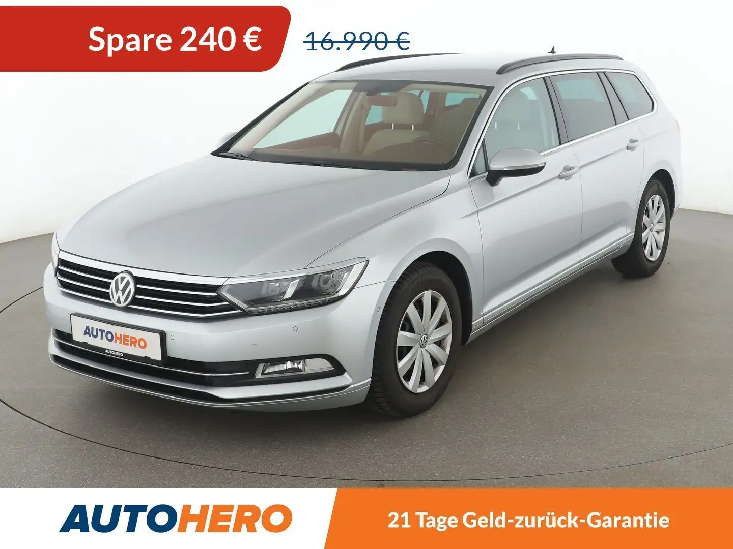 Volkswagen Passat 2.0 TDI Comfortline BM*NAVI*LED*ACC*PDC*SHZ* Silber - 1