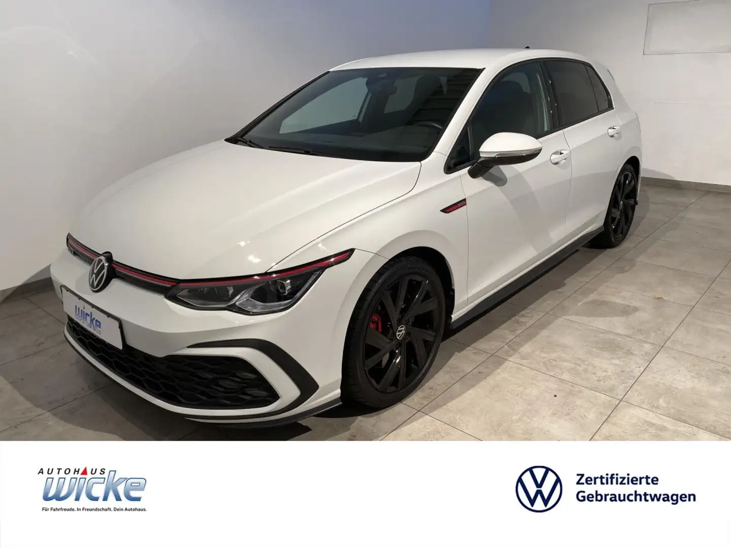 Volkswagen Golf GTI Golf VIII 2.0 TSI DSG GTI NAVI KLIMA KEYLESS PDC A Weiß - 1