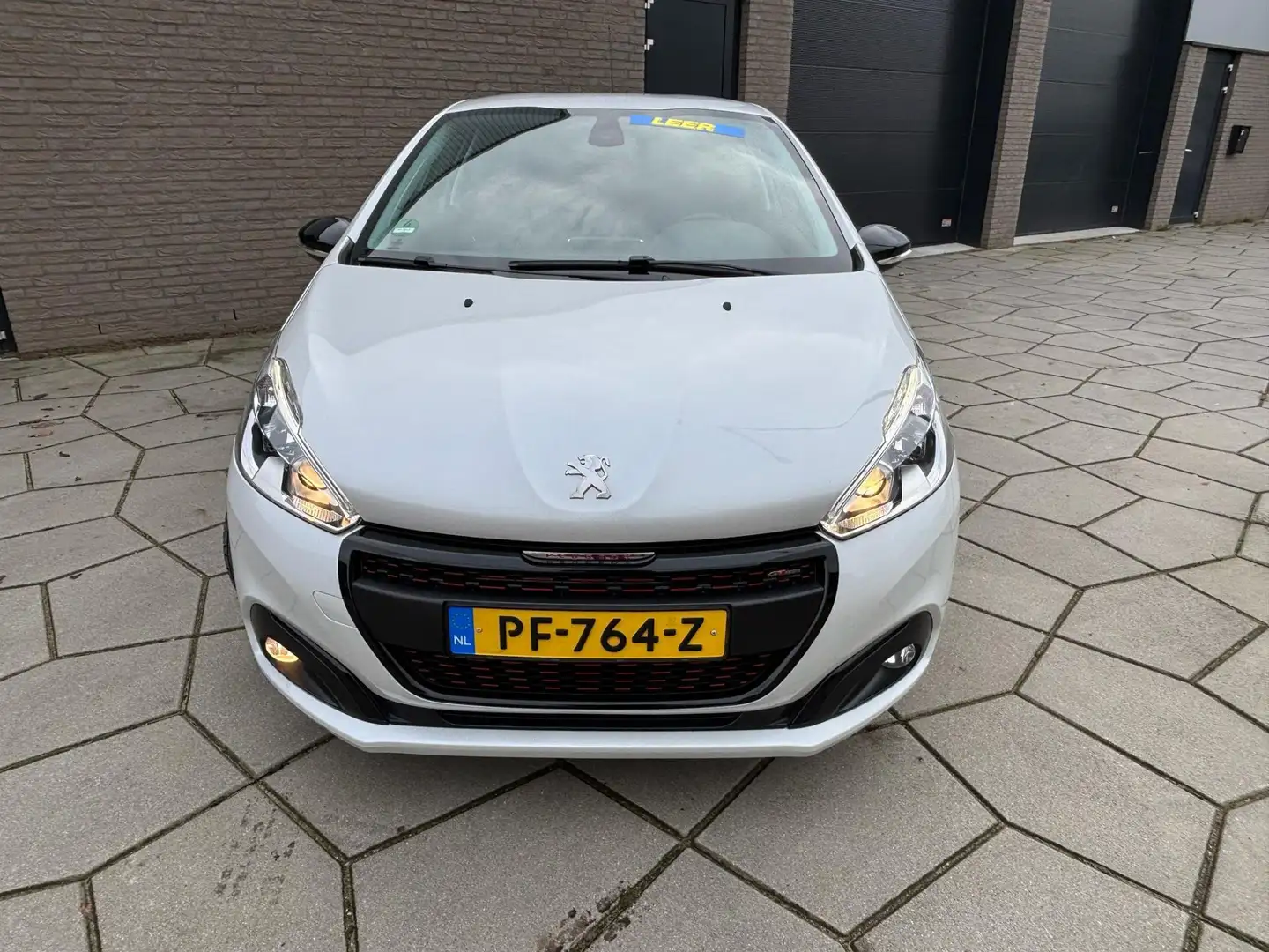 Peugeot 208 1.2 PureTech GT-line|Half leder sportief interieur Blanc - 2