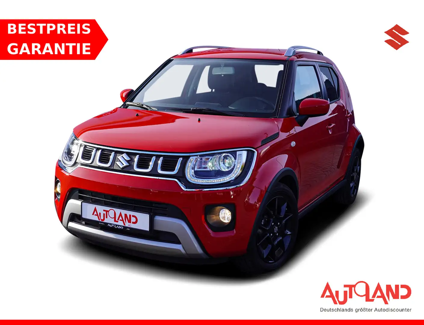 Suzuki Ignis 1.2 4x4 M-Hybrid Comfort LED Kamera AHK Rot - 1