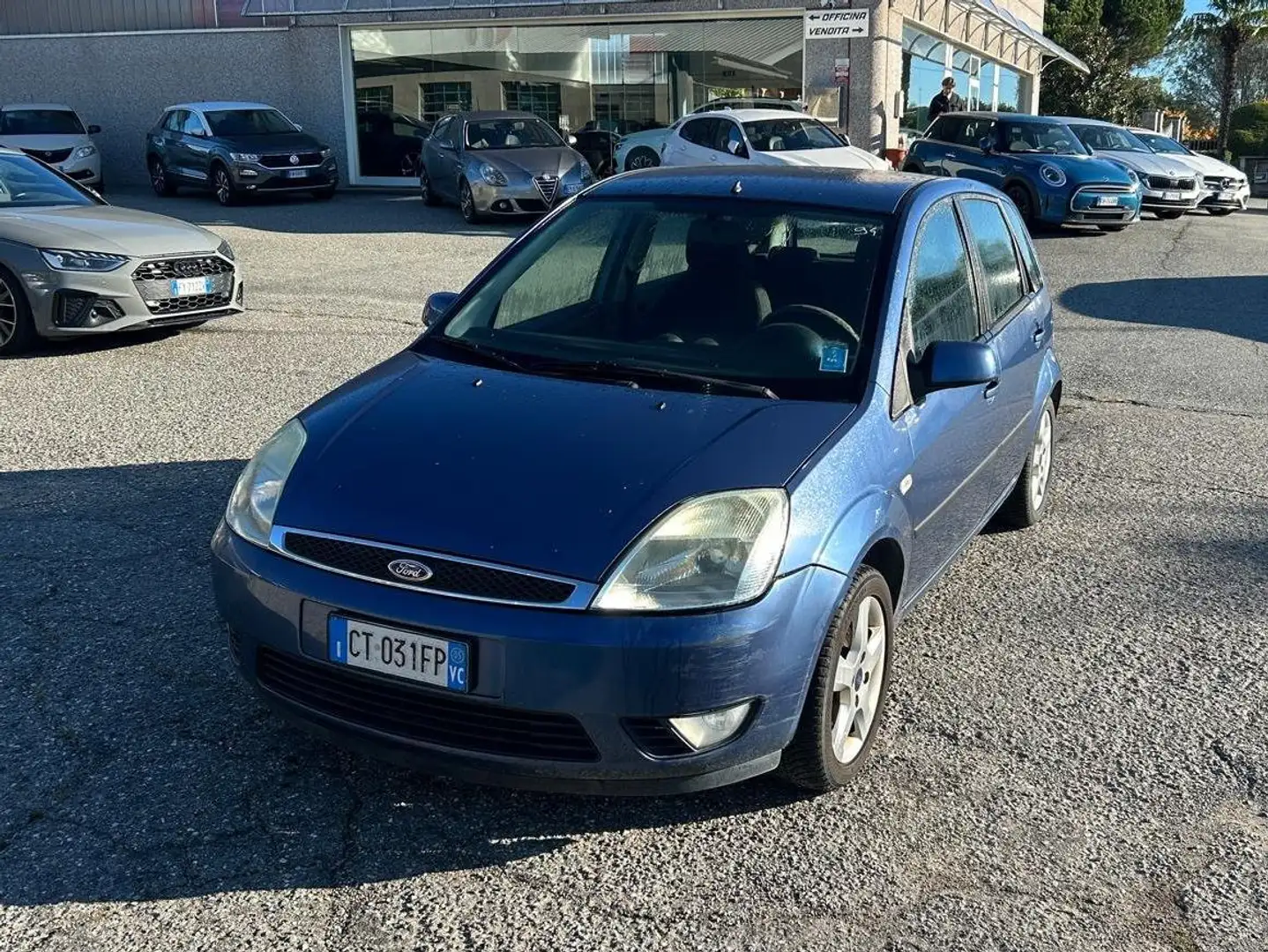 Ford Fiesta Fiesta V 2002 5p 1.4 tdci Collection Blauw - 1