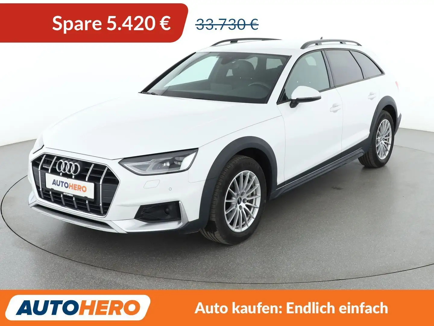 Audi A4 allroad 40 TDI  Aut. *LED*NAVI*ACC*PDC* Weiß - 1