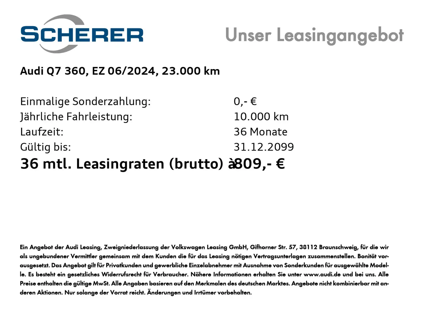Audi Q7 SUV 55 TFSI MEMORY AHK NAVI 360° PANO Blau - 2